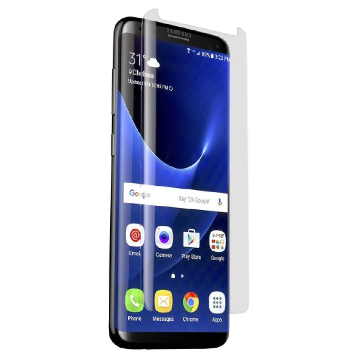 ZAGG InvisibleShield Curved Tempered Glass Screen Protector for Galaxy S8 Clear Cell Phone - Screen Protectors Zagg    - Simple Cell Bulk Wholesale Pricing - USA Seller