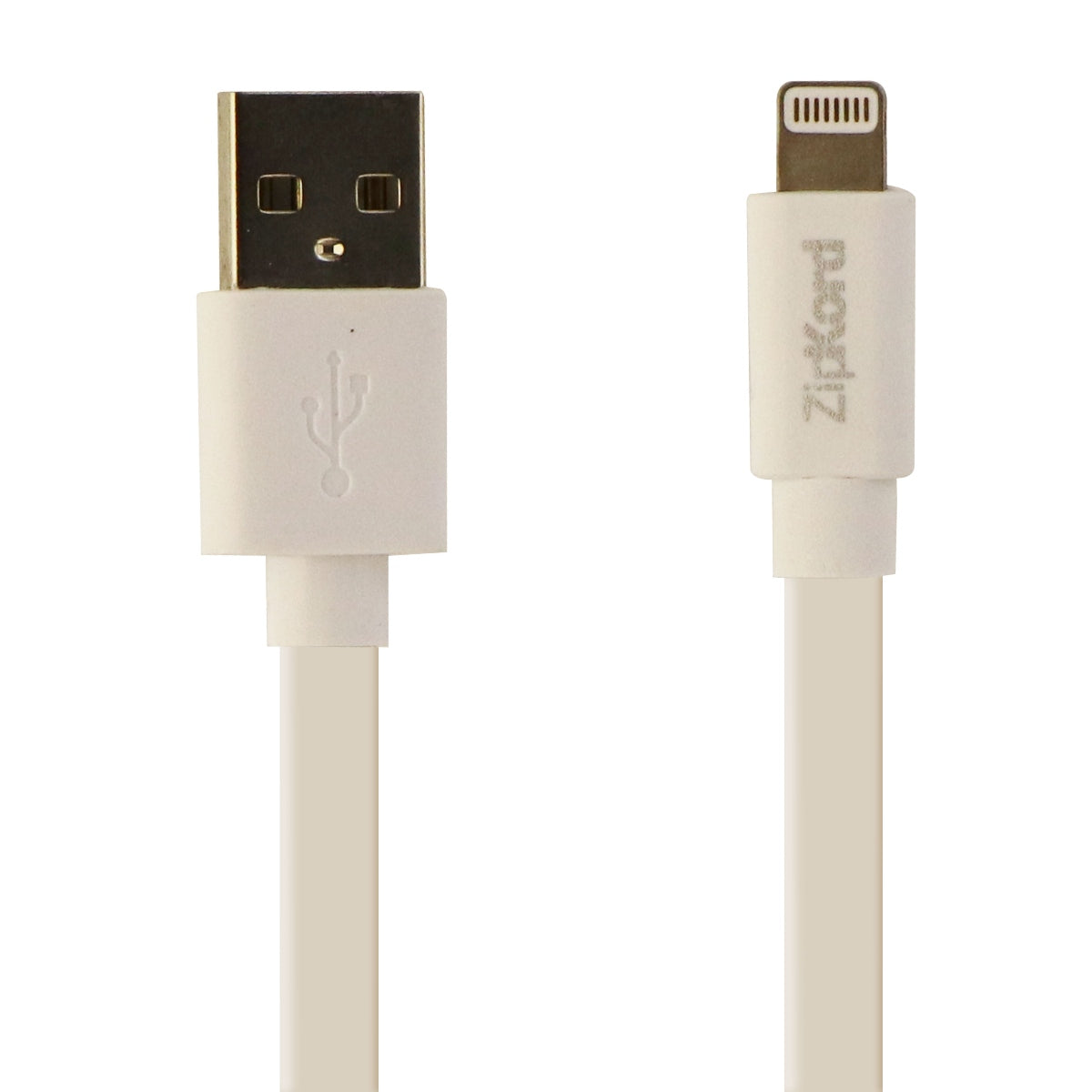 ZipKord (ZKCB8P5W14) 5Ft Charge and Sync Data Cable for iPhones - White Cell Phone - Cables & Adapters ZipKord - Simple Cell Bulk Wholesale Pricing - USA Seller
