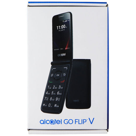 Alcatel Go Flip V (4051S) Cell Phone (Verizon ONLY) - 8GB / Black Cell Phones & Smartphones Alcatel    - Simple Cell Bulk Wholesale Pricing - USA Seller