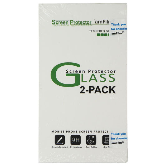 amFilm Tempered Glass Screen Protector for iPhone 8 / 7 /6s / 6 - Clear (2-Pack) Cell Phone - Screen Protectors amFilm    - Simple Cell Bulk Wholesale Pricing - USA Seller