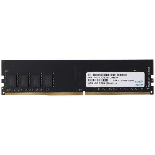 Apacer (8GB) DDR4 2666MHz CL Desktop RAM Memory (AU08GGB26CQYBGH) Computer Parts - Memory (RAM) Apacer    - Simple Cell Bulk Wholesale Pricing - USA Seller