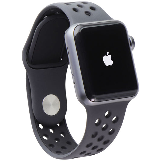 Apple Watch Nike+ Series 3 (GPS+LTE) (A1860) 38mm Space Gray AL/BLK Nike Sp Band Smart Watches Apple    - Simple Cell Bulk Wholesale Pricing - USA Seller