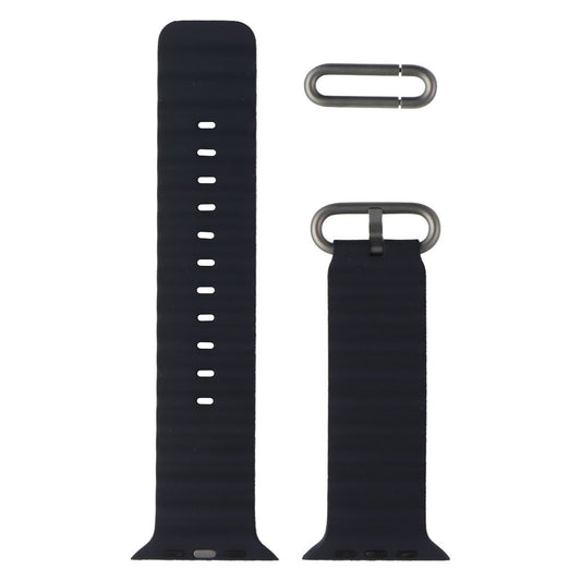 Apple Watch Band - Ocean Band (49mm) - Midnight - Regular for Apple Watch Ultra Smart Watch Accessories - Watch Bands Apple    - Simple Cell Bulk Wholesale Pricing - USA Seller