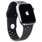 The Apple Watch Nike+ Series 4 (44mm) A1976 Gray AL w/ Black Sport Loop Band Smart Watches Apple    - Simple Cell Bulk Wholesale Pricing - USA Seller