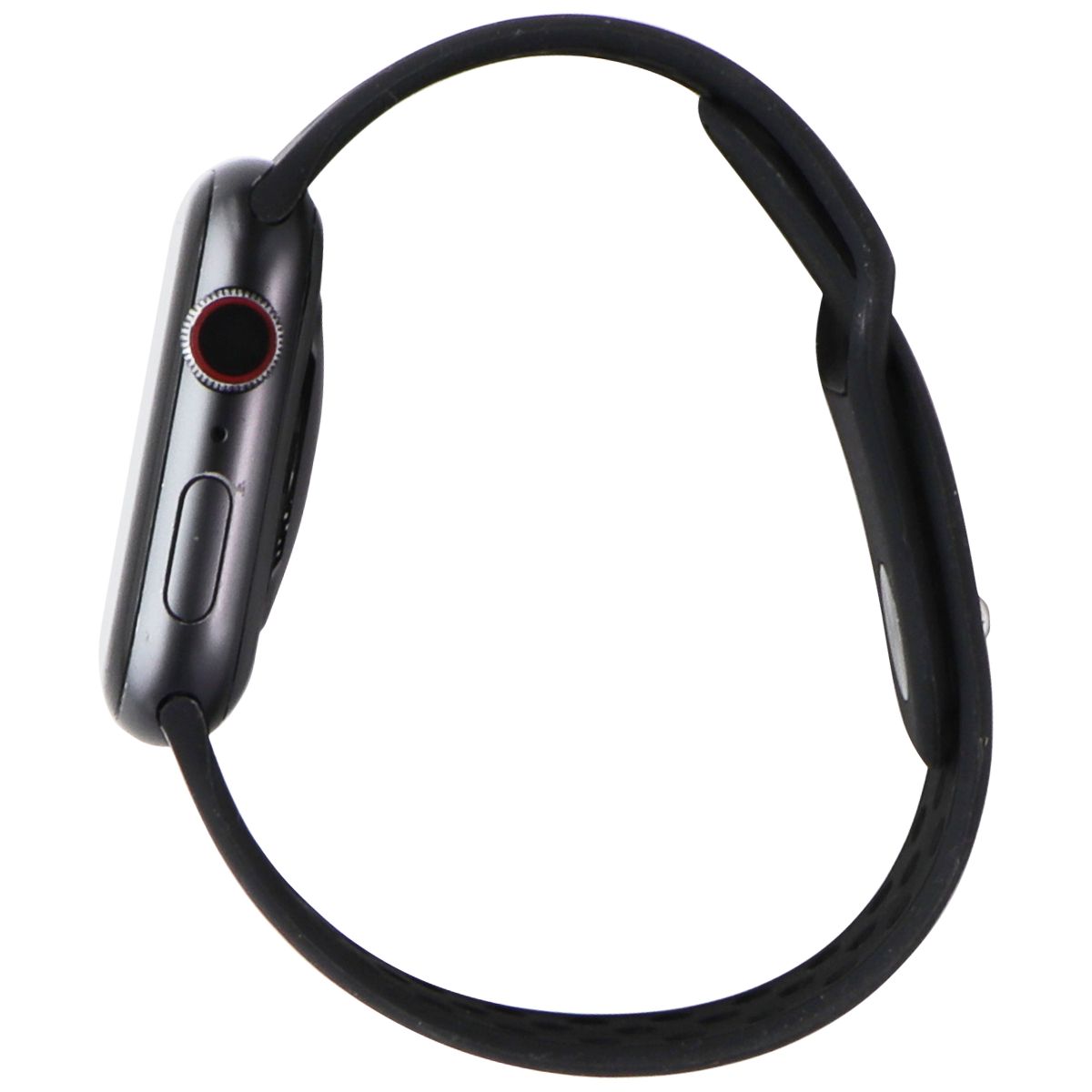 The Apple Watch Nike+ Series 4 (44mm) A1976 Gray AL w/ Black Sport Loop Band Smart Watches Apple    - Simple Cell Bulk Wholesale Pricing - USA Seller