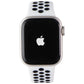 Apple Watch Series 7 Nike (A2473) (GPS only) 41mm Starlight AL/White Sport Band Smart Watches Apple    - Simple Cell Bulk Wholesale Pricing - USA Seller