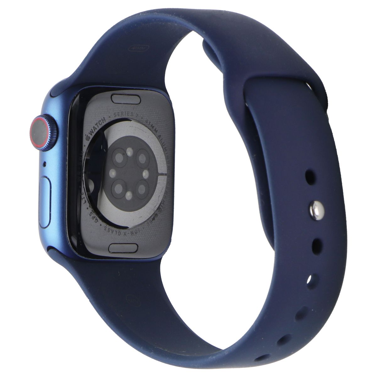 Apple Watch Series 7 (A2476) (GPS+LTE) 41mm - Blue Aluminum/Blue Sport Band Smart Watches Apple    - Simple Cell Bulk Wholesale Pricing - USA Seller