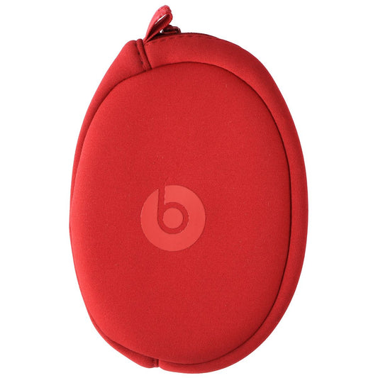 Beats By Dre Soft Travel Carrying Zipper Pouch - Red Parts & Accessories - Headsets Beats by Dre    - Simple Cell Bulk Wholesale Pricing - USA Seller
