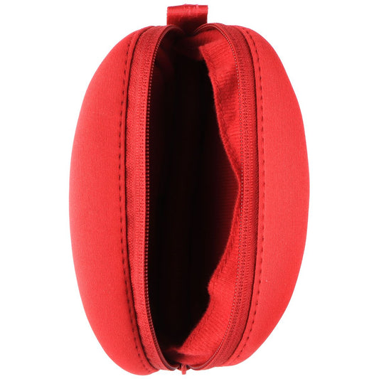 Beats By Dre Soft Travel Carrying Zipper Pouch - Red Parts & Accessories - Headsets Beats by Dre    - Simple Cell Bulk Wholesale Pricing - USA Seller