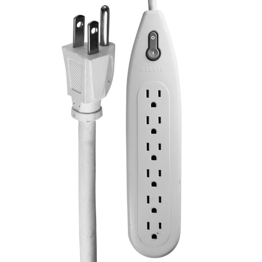 Belkin Grounded 6-Outlet Power Strip - Beige (SP-6253/F9H600-03) Power Management - Surge Protectors, Power Strips Belkin    - Simple Cell Bulk Wholesale Pricing - USA Seller