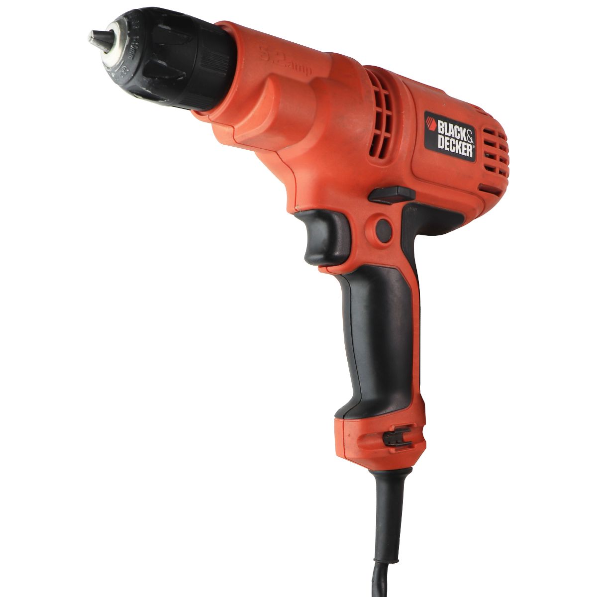 Black & Decker DR260 5.2 Amp 3/8 in. Corded Drill - Orange Home Improvement - Other Home Improvement Black & Decker    - Simple Cell Bulk Wholesale Pricing - USA Seller