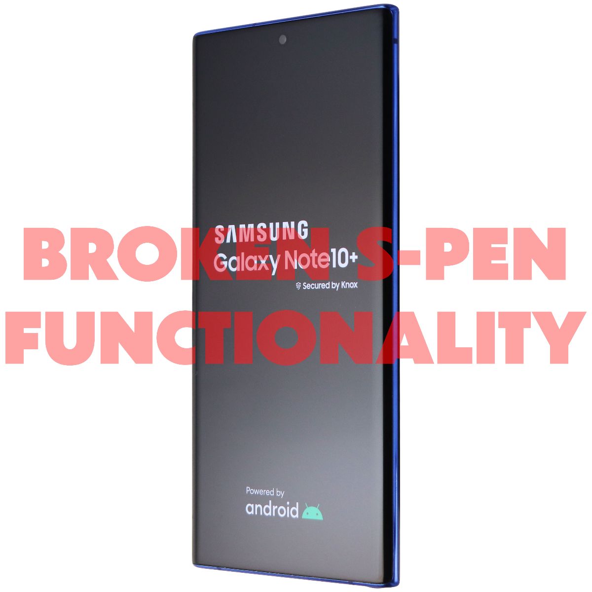 Samsung Galaxy Note10+ (SM-N975U1) UNLOCKED - 256GB/Blue / BAD S PEN Cell Phones & Smartphones Samsung    - Simple Cell Bulk Wholesale Pricing - USA Seller