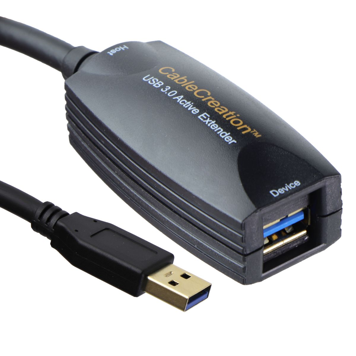 CableCreation Active USB 3.0 Extension Cable (16.4-FT) - Black Computer/Network - USB Cables, Hubs & Adapters CableCreation    - Simple Cell Bulk Wholesale Pricing - USA Seller