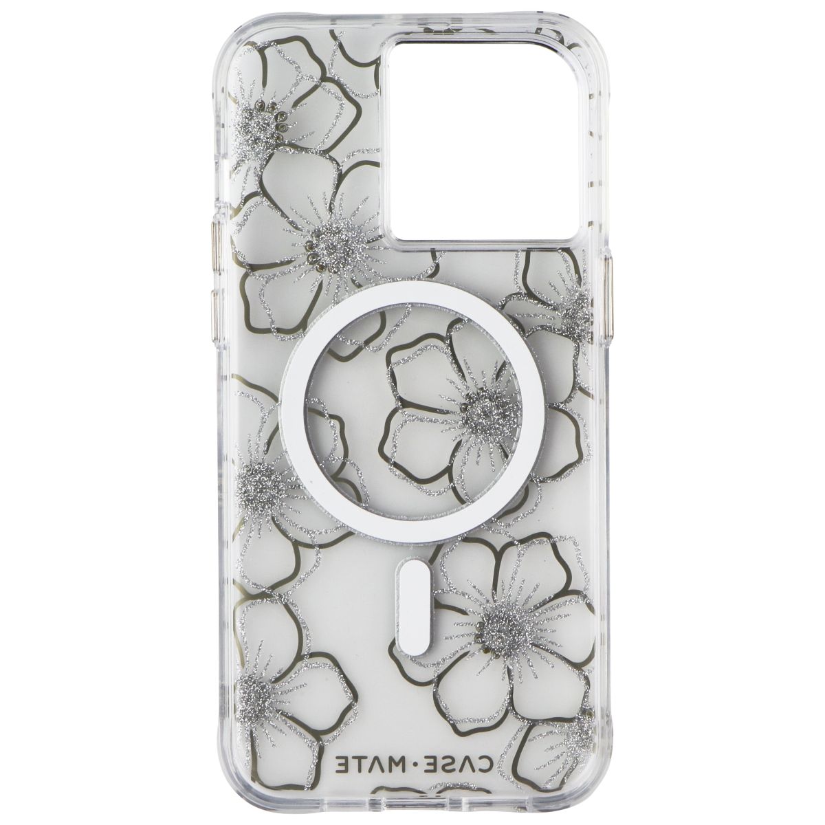 Case-Mate Tough Clear Series Case for iPhone 15 Pro Max - Floral Gems Cell Phone - Cases, Covers & Skins Case-Mate    - Simple Cell Bulk Wholesale Pricing - USA Seller