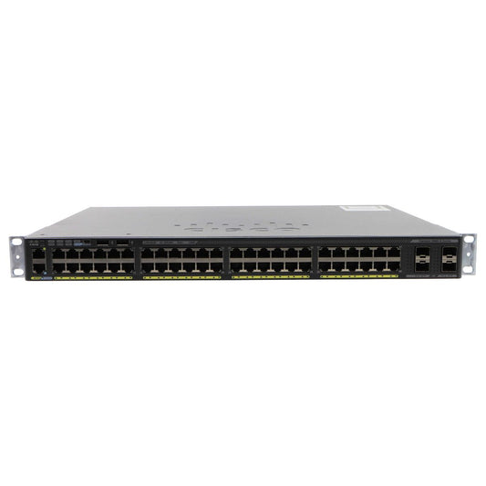 Cisco Catalyst 48-Port Ethernet Switch (WS-C2960X-48FPS-L) / No Power Cord Networking - Network Switches Cisco    - Simple Cell Bulk Wholesale Pricing - USA Seller