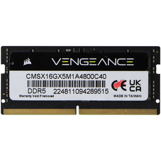 Corsair Vengeance DDR5 (16GB) SODIMM RAM (1x16GB) CMSX16GX5M1A4800C40 Computer Parts - Memory (RAM) Corsair    - Simple Cell Bulk Wholesale Pricing - USA Seller