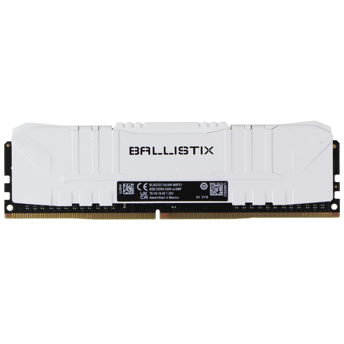 Ballistix (8GB) DDR4-3200 1Rx8 Desktop RAM DIMM CL16 BL8G32C16U4W Computer Parts - Memory (RAM) Crucial Ballistix    - Simple Cell Bulk Wholesale Pricing - USA Seller