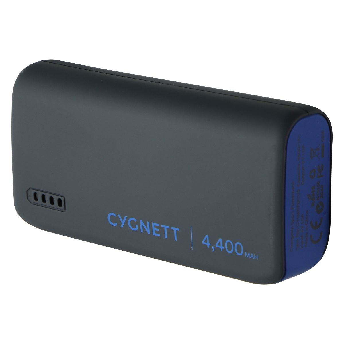 Cygnett ChargeUp 4.4K Portable USB Powerbank with LED Light - Blue Cell Phone - Chargers & Cradles Cygnett    - Simple Cell Bulk Wholesale Pricing - USA Seller