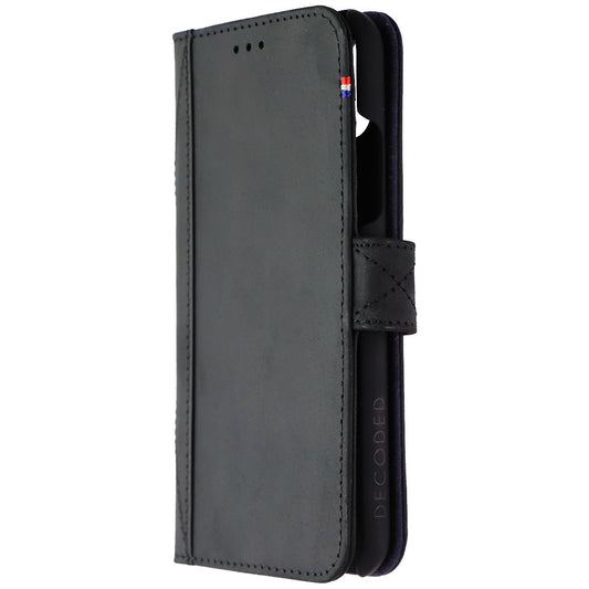Decoded Full Grain Leather Case for Apple iPhone Xs/X - Smooth Black Cell Phone - Cases, Covers & Skins Decoded    - Simple Cell Bulk Wholesale Pricing - USA Seller