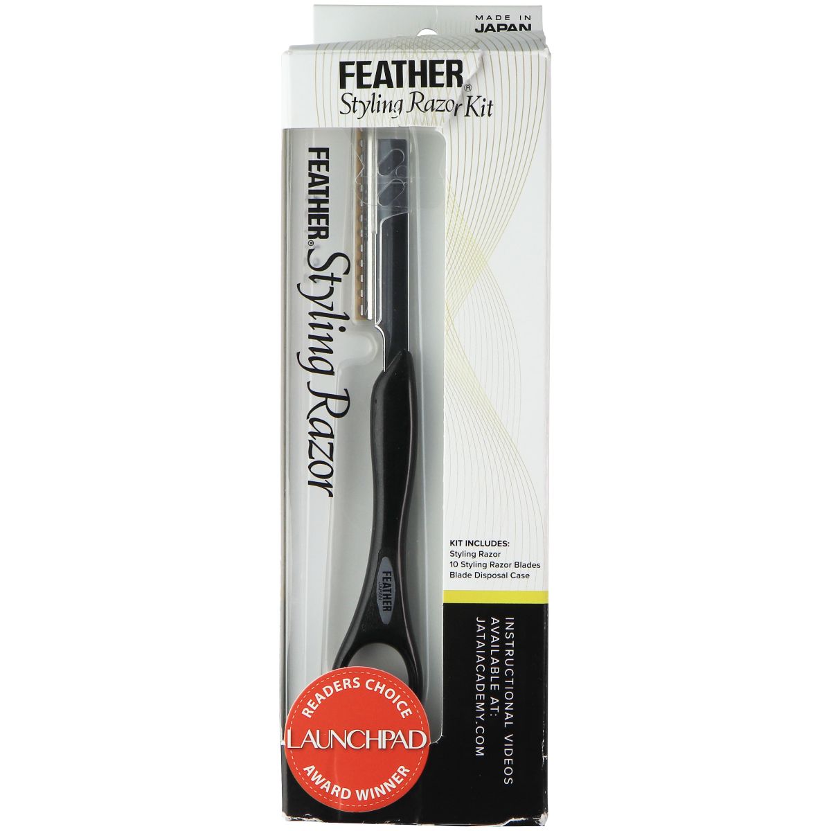 Feather Styling Razor Kit - Black / Silver Home Decor - Other Home Items Feather    - Simple Cell Bulk Wholesale Pricing - USA Seller