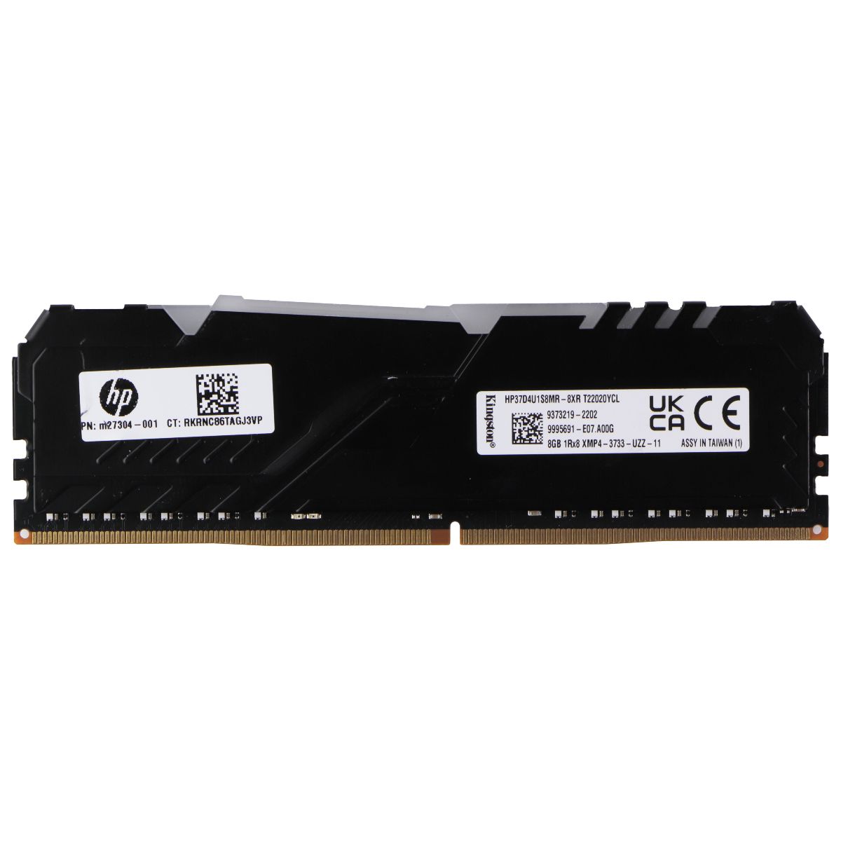 HP Kingston HyperX Fury (8GB) DDR4 Desktop RAM 1Rx8 3733MHz HP37D4U1S8MR-8XR Computer Parts - Memory (RAM) HP    - Simple Cell Bulk Wholesale Pricing - USA Seller