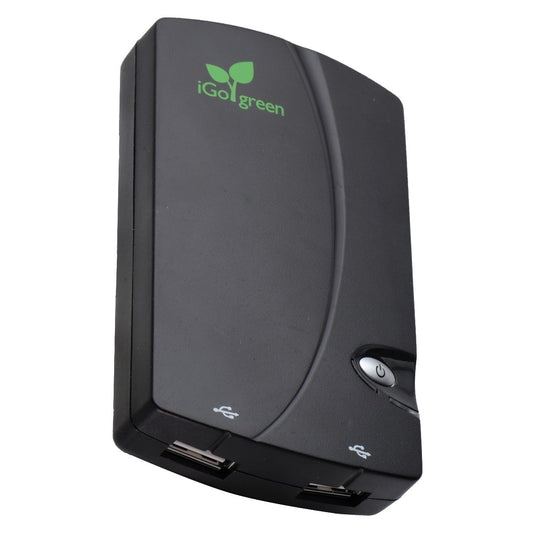 iGo Green Dual USB Battery Charger - Black (6630079-1400) Parts & Accessories - Chargers & Cradles iGo Green    - Simple Cell Bulk Wholesale Pricing - USA Seller
