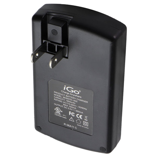 iGo Green Dual USB Battery Charger - Black (6630079-1400) Parts & Accessories - Chargers & Cradles iGo Green    - Simple Cell Bulk Wholesale Pricing - USA Seller
