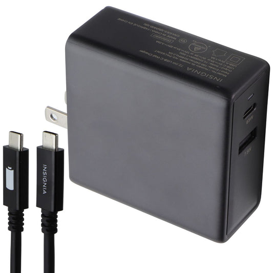 Insignia (72.5W) USB-C and USB Wall Charger - Black (NS-PAC65INT) Cell Phone - Chargers & Cradles Insignia    - Simple Cell Bulk Wholesale Pricing - USA Seller