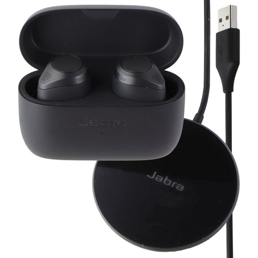 Jabra Elite 85t True Wireless Noise Cancelling Earbuds w/ 2 Charging Pads - Gray Portable Audio - Headphones Jabra    - Simple Cell Bulk Wholesale Pricing - USA Seller