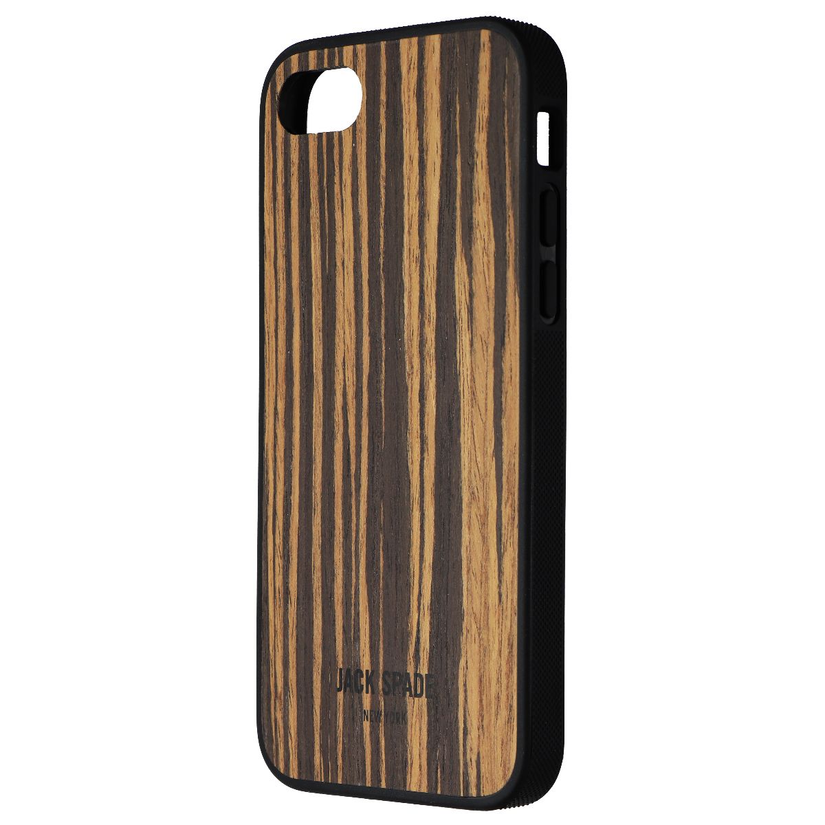 Jack Spade New York Wood Case for Apple iPhone 7 - Brown/Black Cell Phone - Cases, Covers & Skins Jack Spade    - Simple Cell Bulk Wholesale Pricing - USA Seller
