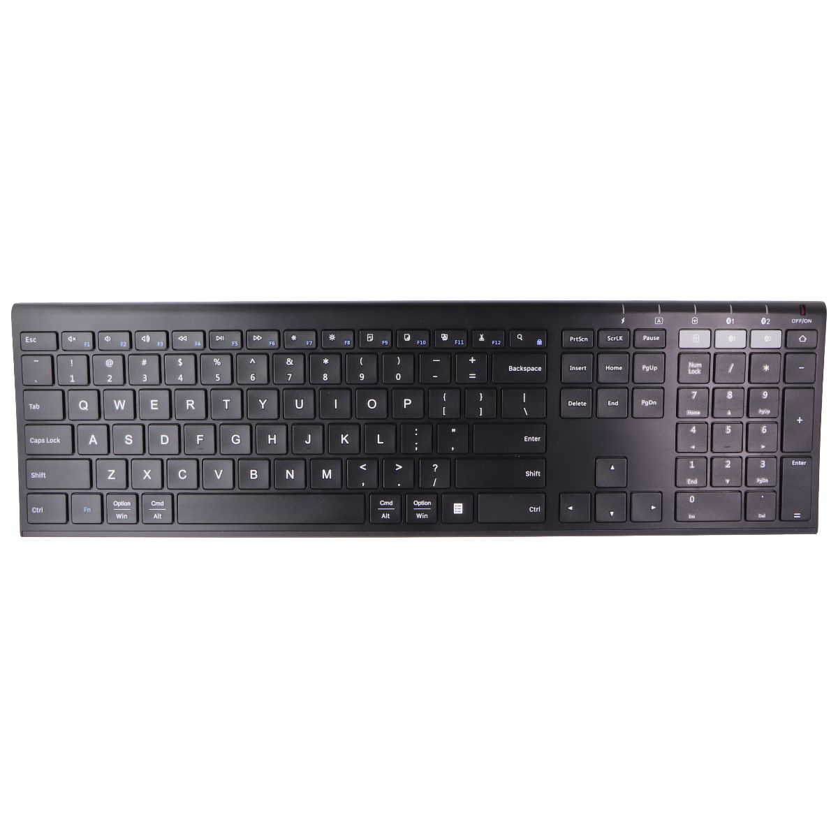 Jelly Comb Full Size Windows/Mac Wireless Keyboard - Black (Bluetooth ...