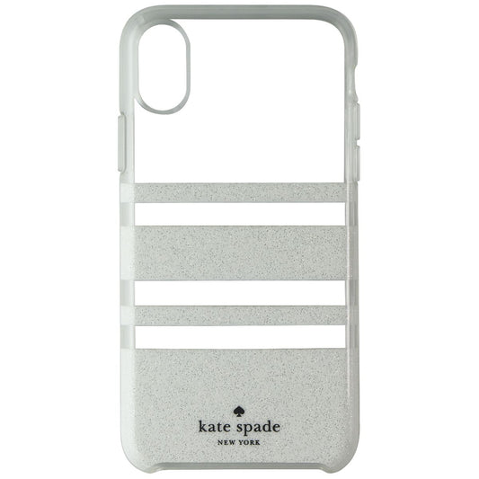 Kate Spade Protective Hardshell Case for iPhone Xs/X - Clear/Charlotte Stripe Cell Phone - Cases, Covers & Skins Kate Spade New York    - Simple Cell Bulk Wholesale Pricing - USA Seller