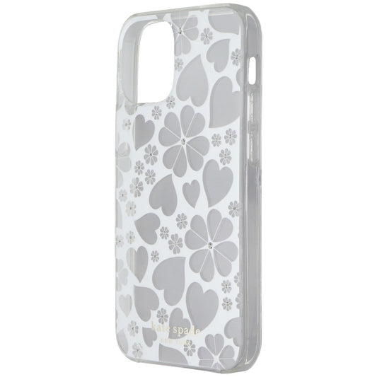 Kate Spade New York Clover Hearts Hardshell Case for iPhone 12 Mini- White/Clear Cell Phone - Cases, Covers & Skins Kate Spade    - Simple Cell Bulk Wholesale Pricing - USA Seller