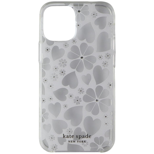 Kate Spade New York Clover Hearts Hardshell Case for iPhone 12 Mini- White/Clear Cell Phone - Cases, Covers & Skins Kate Spade    - Simple Cell Bulk Wholesale Pricing - USA Seller