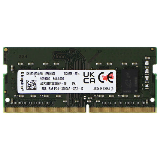 Kingston DDR4 (16GB) 1Rx8 PC4-3200AA RAM Memory (ACR32D4S2S8MF-16) Computer Parts - Memory (RAM) Kingston    - Simple Cell Bulk Wholesale Pricing - USA Seller