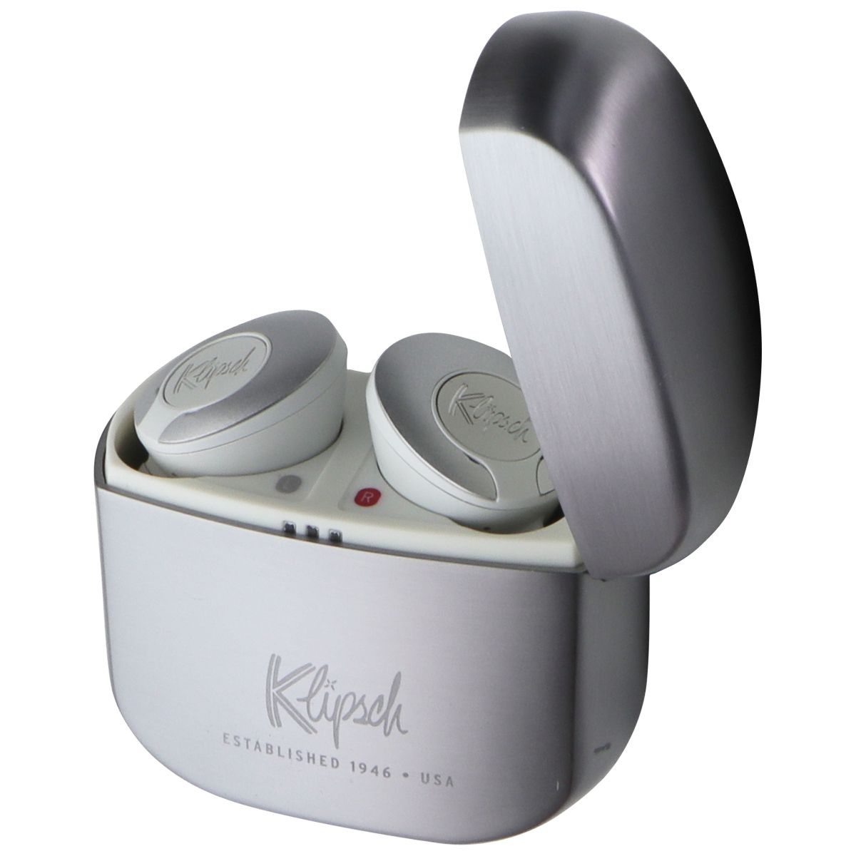 Klipsch T5 II True Wireless Earphones with Premium Charging Case - Silver Portable Audio - Headphones Klipsch    - Simple Cell Bulk Wholesale Pricing - USA Seller
