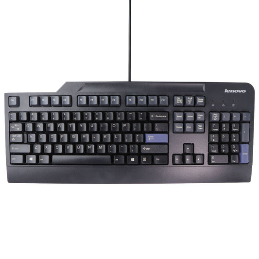 Lenovo Wired USB Keyboard for Windows & More - Black (KB1021) Keyboards/Mice - Keyboards & Keypads Lenovo    - Simple Cell Bulk Wholesale Pricing - USA Seller
