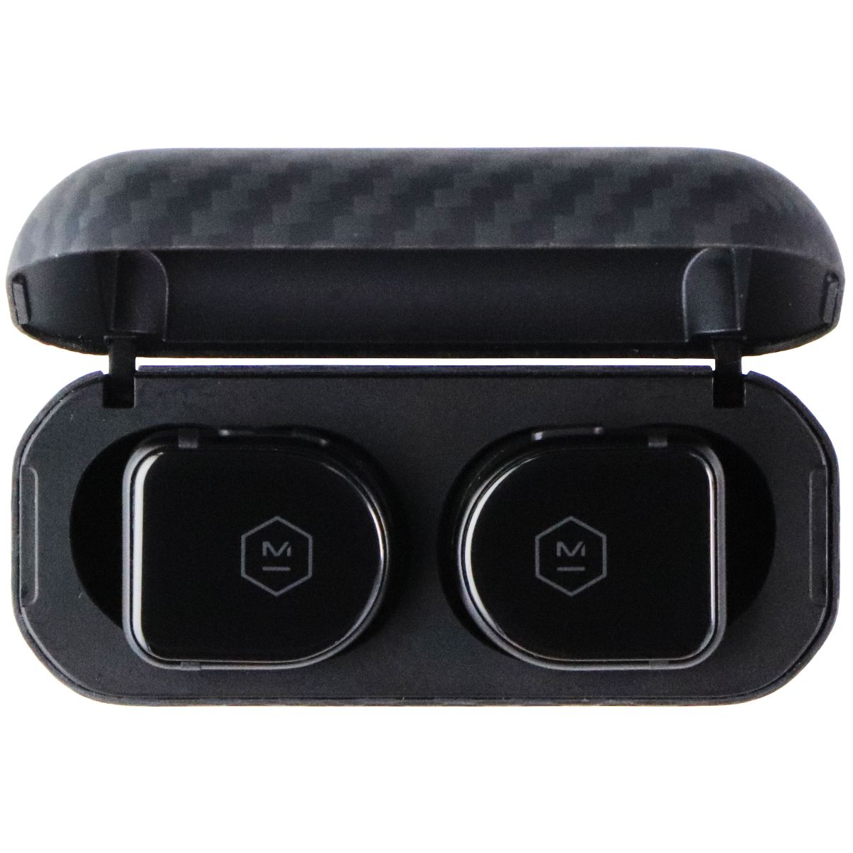 MASTER & DYNAMIC MW08 True Wireless Earphones (Black Ceramic/Matte Black Case) Portable Audio - Headphones Master & Dynamic    - Simple Cell Bulk Wholesale Pricing - USA Seller
