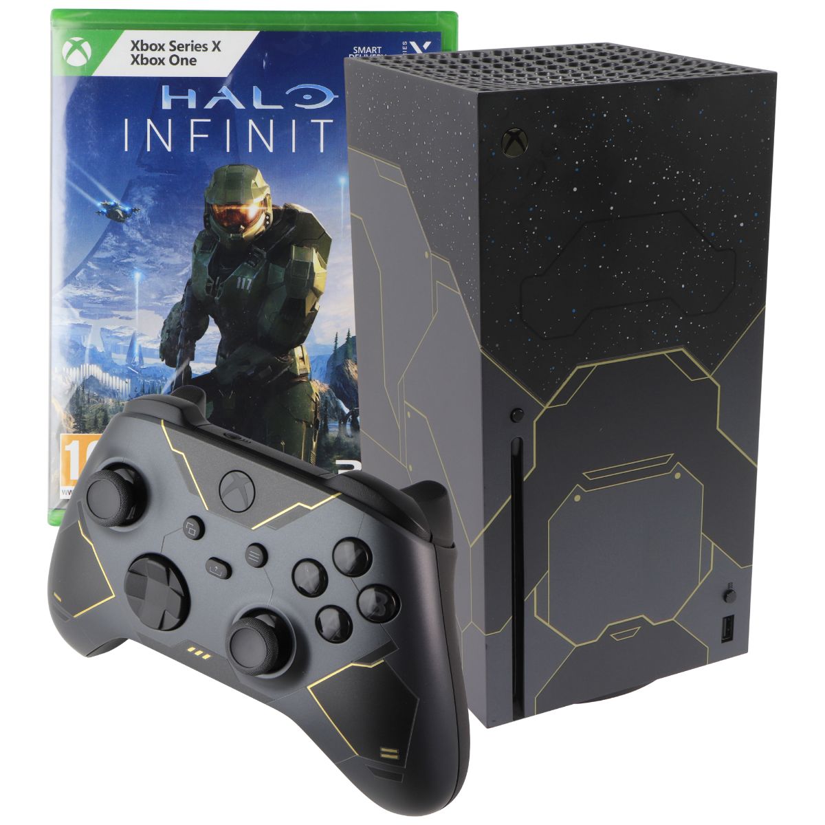 Microsoft Xbox Series X 1TB Halo Infinite Limited Edition Bundle with Game Gaming/Console - Video Game Consoles Microsoft    - Simple Cell Bulk Wholesale Pricing - USA Seller