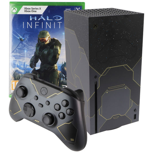 Microsoft Xbox Series X 1TB Halo Infinite Limited Edition Bundle with Game Gaming/Console - Video Game Consoles Microsoft    - Simple Cell Bulk Wholesale Pricing - USA Seller