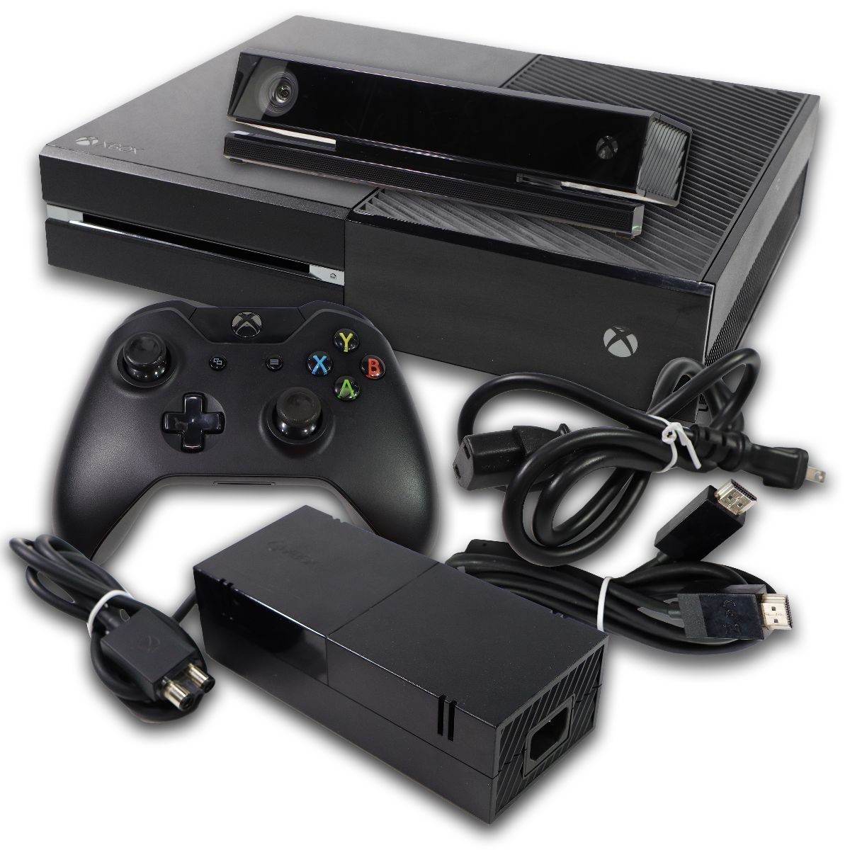 Microsoft Xbox One 500GB Console + Kinect (1540/1520) w/ Controller - Gloss Blk Gaming/Console - Video Game Consoles Microsoft    - Simple Cell Bulk Wholesale Pricing - USA Seller