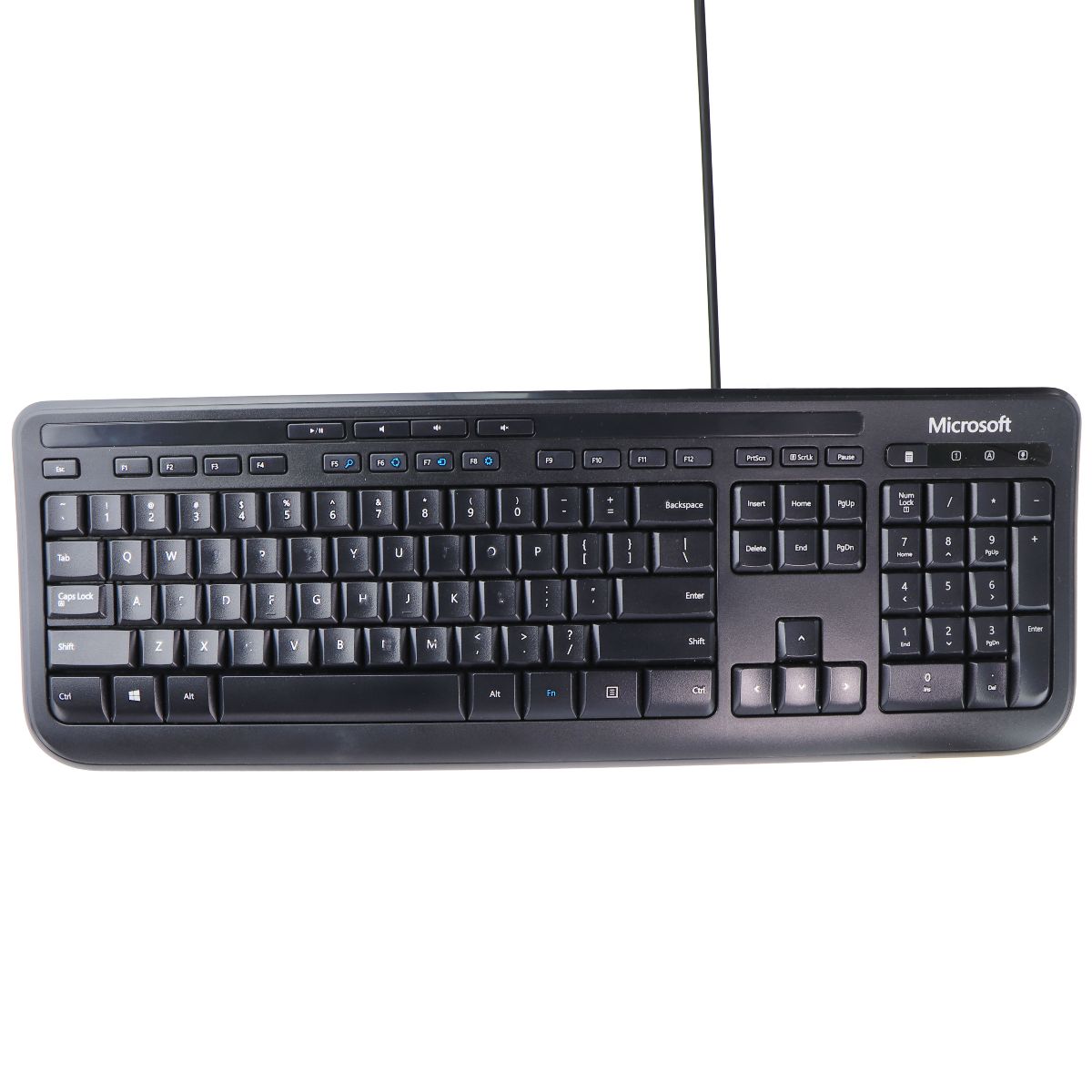 Microsoft Wired USB Keyboard 600 for Windows & More - Black Keyboards/Mice - Keyboards & Keypads Microsoft    - Simple Cell Bulk Wholesale Pricing - USA Seller
