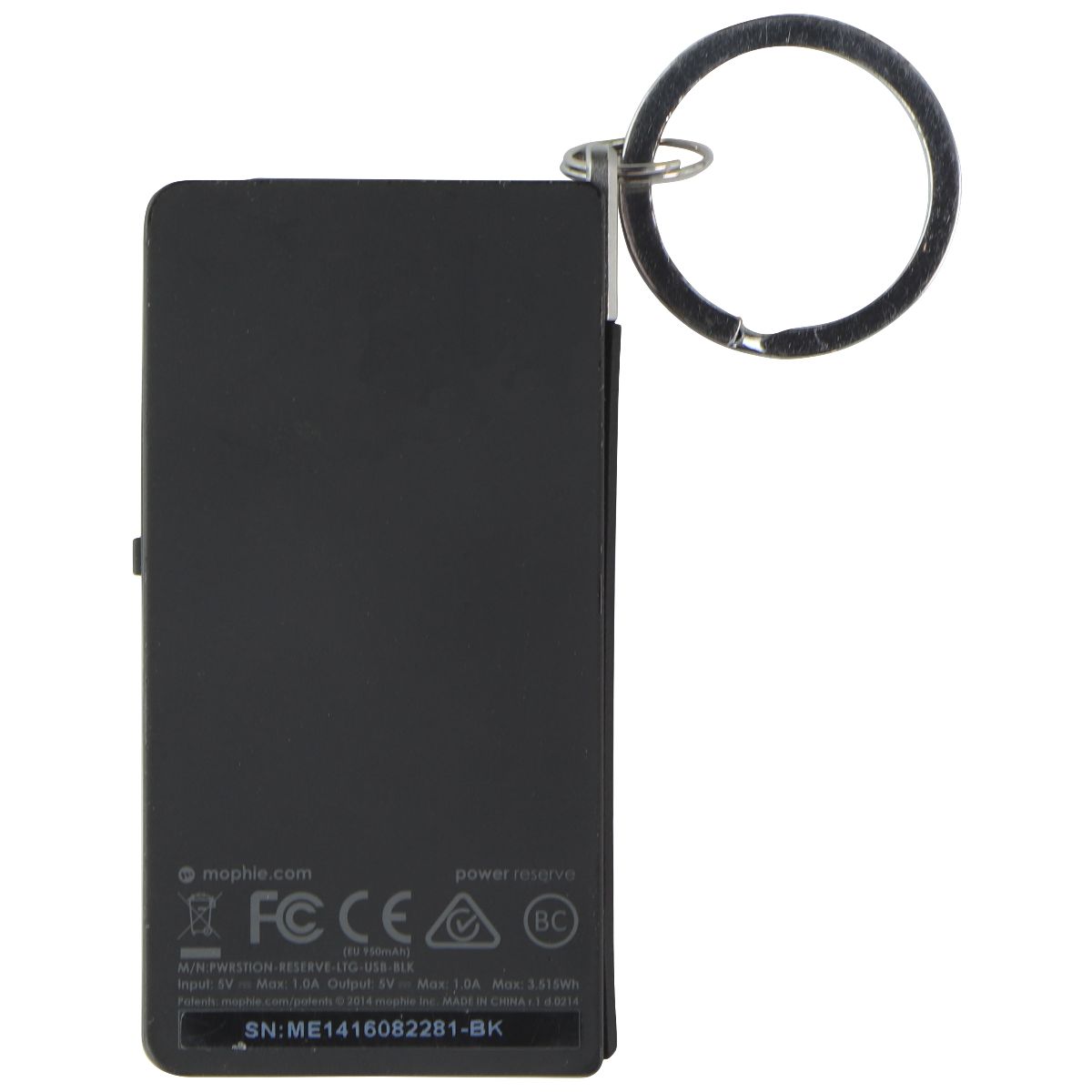 Mophie Powerstation Reserve with Lightning 8-Pin Connector (1,300mAh) - Black Cell Phone - Chargers & Cradles Mophie    - Simple Cell Bulk Wholesale Pricing - USA Seller