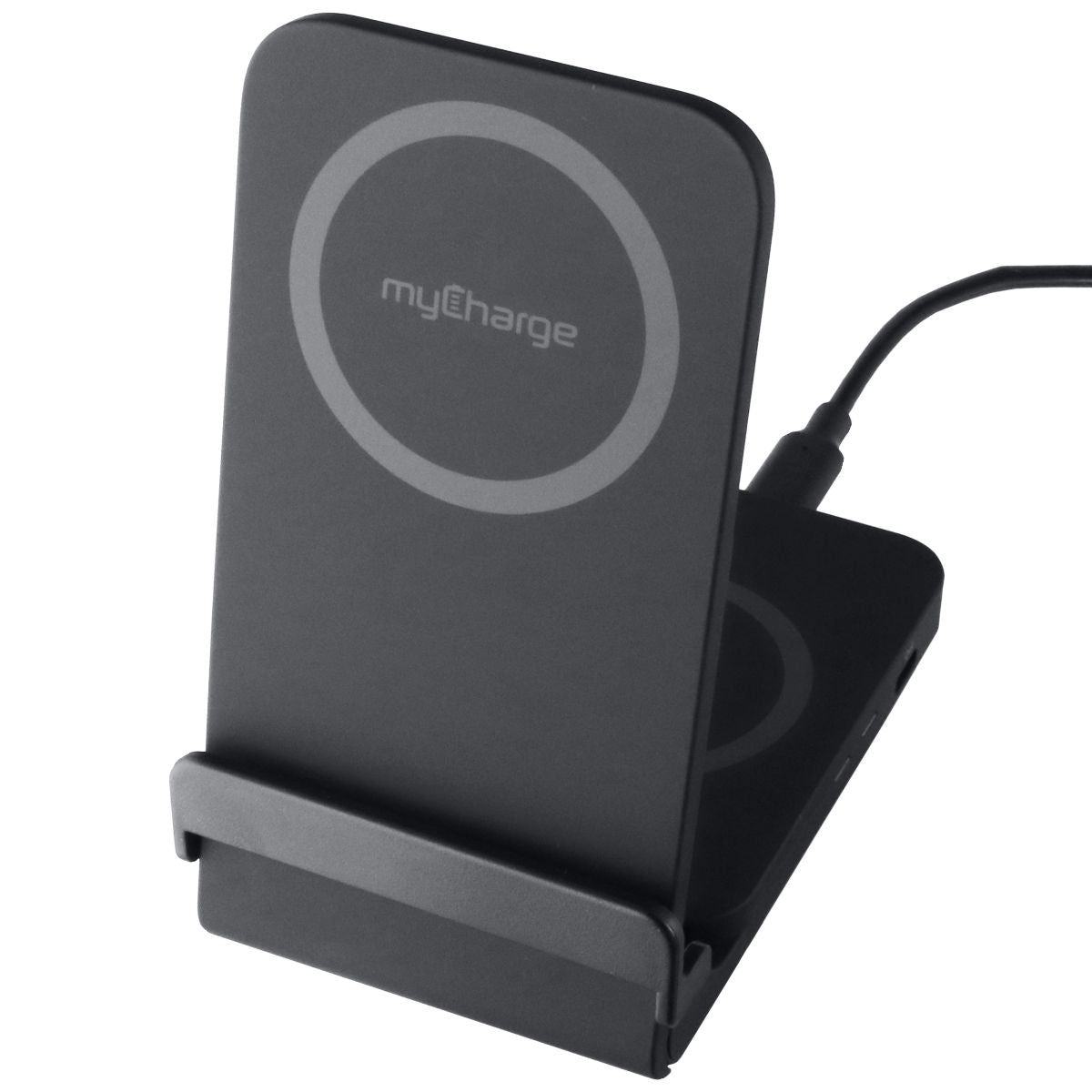 myCharge 3-in-1 (15W) Fast Charge Wireless Charging Stand - Black (CDS165KG-A) Cell Phone - Chargers & Cradles myCharge    - Simple Cell Bulk Wholesale Pricing - USA Seller