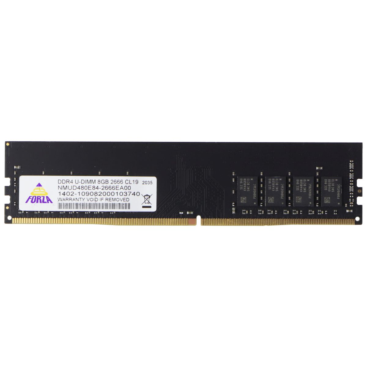 Neo Forza (8GB) DDR4 U-DIMM 2666 CL19 Desktop RAM (NMUD480E84-2666EA00) Computer Parts - Memory (RAM) Neo Forza    - Simple Cell Bulk Wholesale Pricing - USA Seller