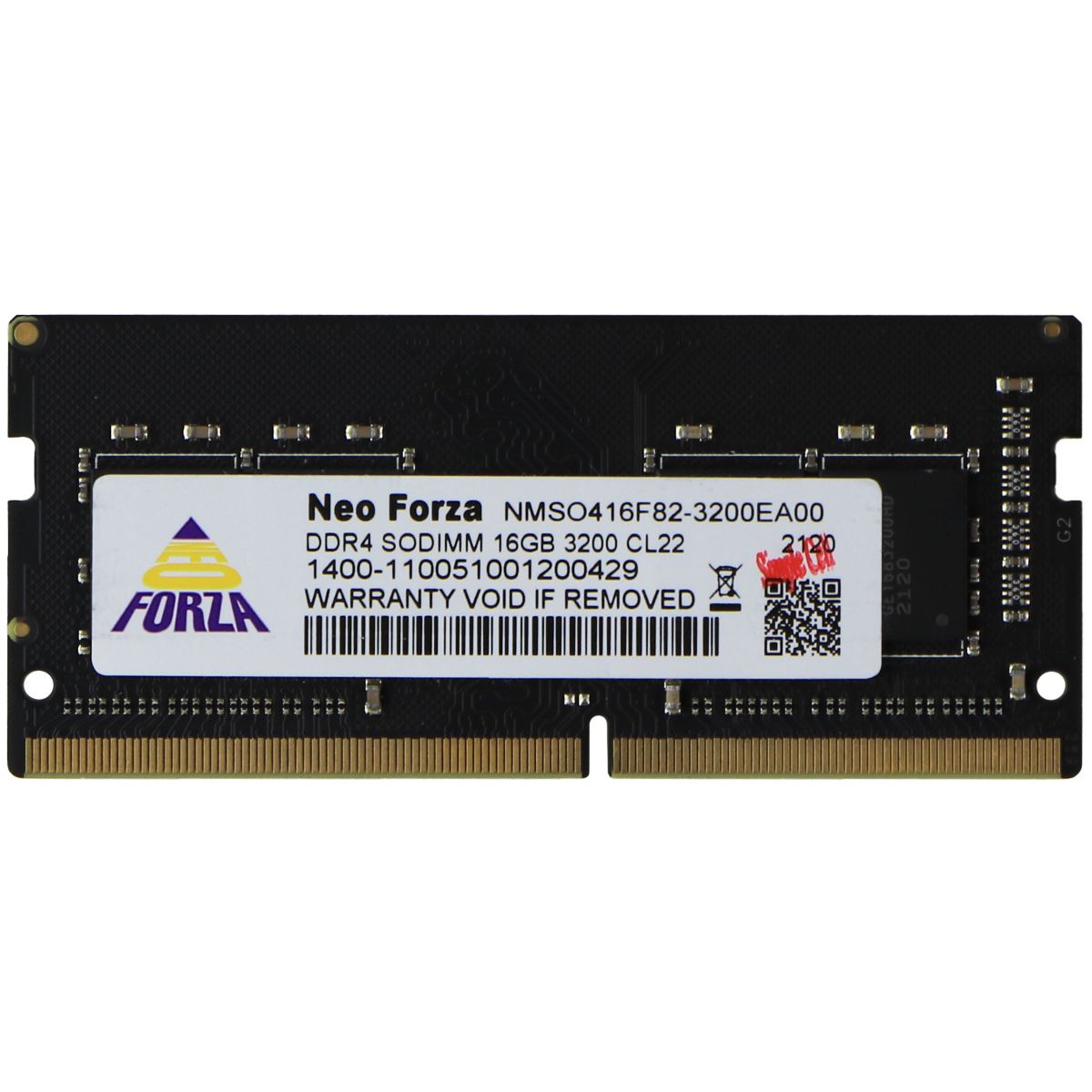 Neo Forza DDR4 SODIM (16GB) 3200 RAM CL22 (NMSO416F82-3200EA00) Computer Parts - Memory (RAM) Neo Forza    - Simple Cell Bulk Wholesale Pricing - USA Seller