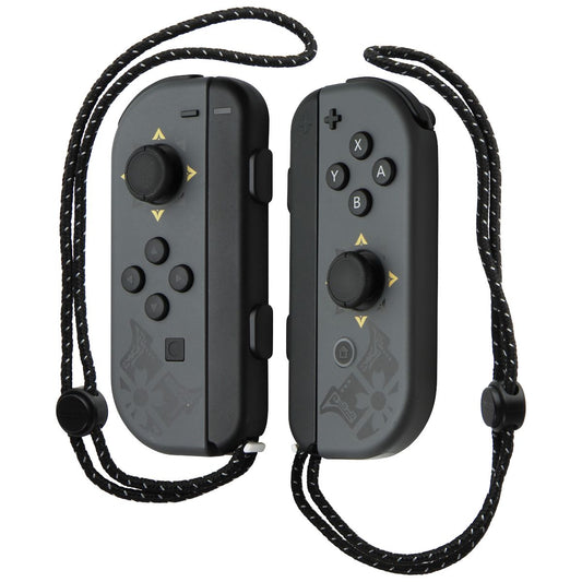 Nintendo Original Monster Hunter Joy-Con Set with Straps - Gray (HAC-015/16) Gaming/Console - Controllers & Attachments Nintendo    - Simple Cell Bulk Wholesale Pricing - USA Seller