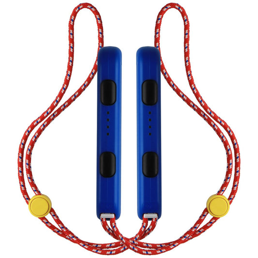 Nintendo Switch OEM Joy-Con Rail Attachment Wrist Straps - Mario Red & Blue Gaming/Console - Controllers & Attachments Nintendo    - Simple Cell Bulk Wholesale Pricing - USA Seller