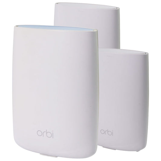 Netgear Orbi AC3000 Whole Home Tri-band WiFi System 1 Router & 2x Satellites Networking - Wireless Wi-Fi Routers Orbi    - Simple Cell Bulk Wholesale Pricing - USA Seller