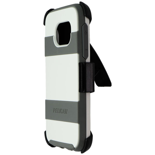 Pelican Voyager Series Hard Case & Holster for Samsung Galaxy S7 - White/Gray Cell Phone - Cases, Covers & Skins Pelican    - Simple Cell Bulk Wholesale Pricing - USA Seller